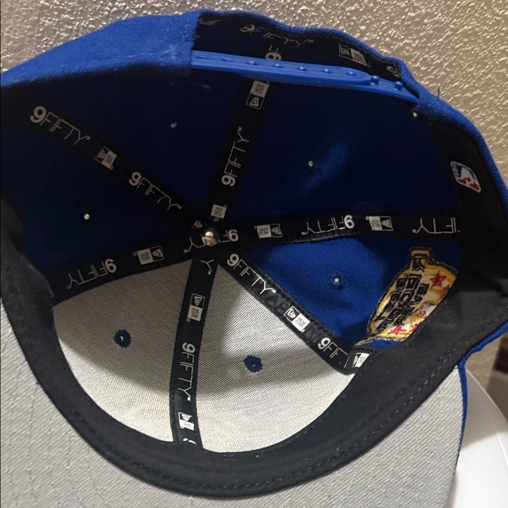 9fifty Men’s Golden State Warriors New Era Team stretch SnapBack Hat - Picture 5 of 6